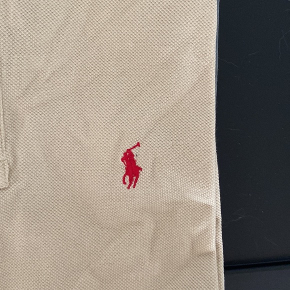 NEW Tan Ralph Lauren POLO Shirt Men's Short Sleeve Sz. M - Picture 3 of 7